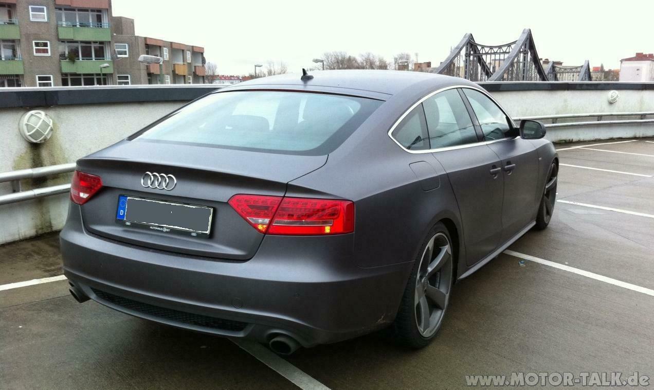 Audi A5 Sportback komplett matt foliert