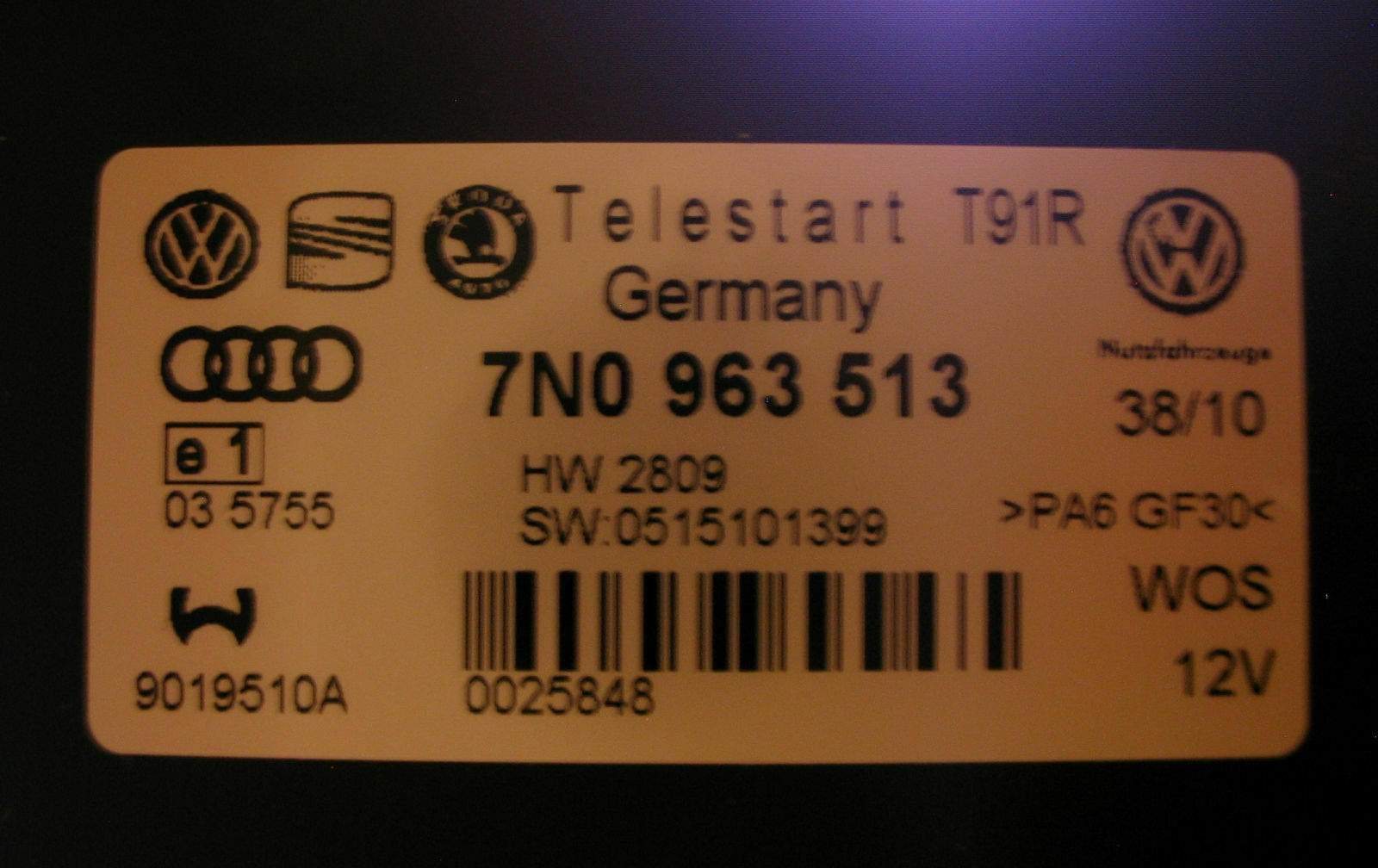 VW Webasto Telestart T91 R Funkfernbedienung für Standheizung : Biete ...