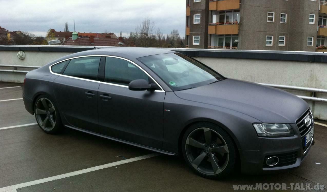 Audi A5 Sportback komplett matt foliert