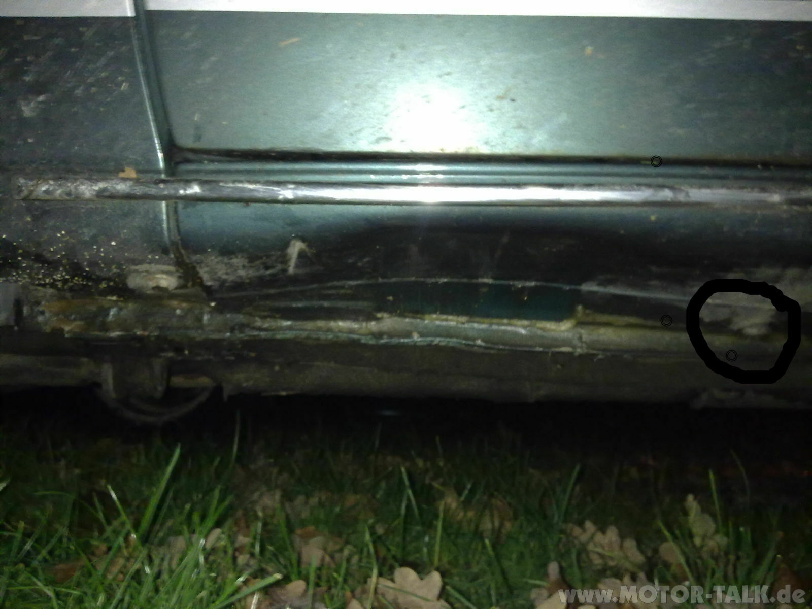 Schweller Golf 1 ausbeulen