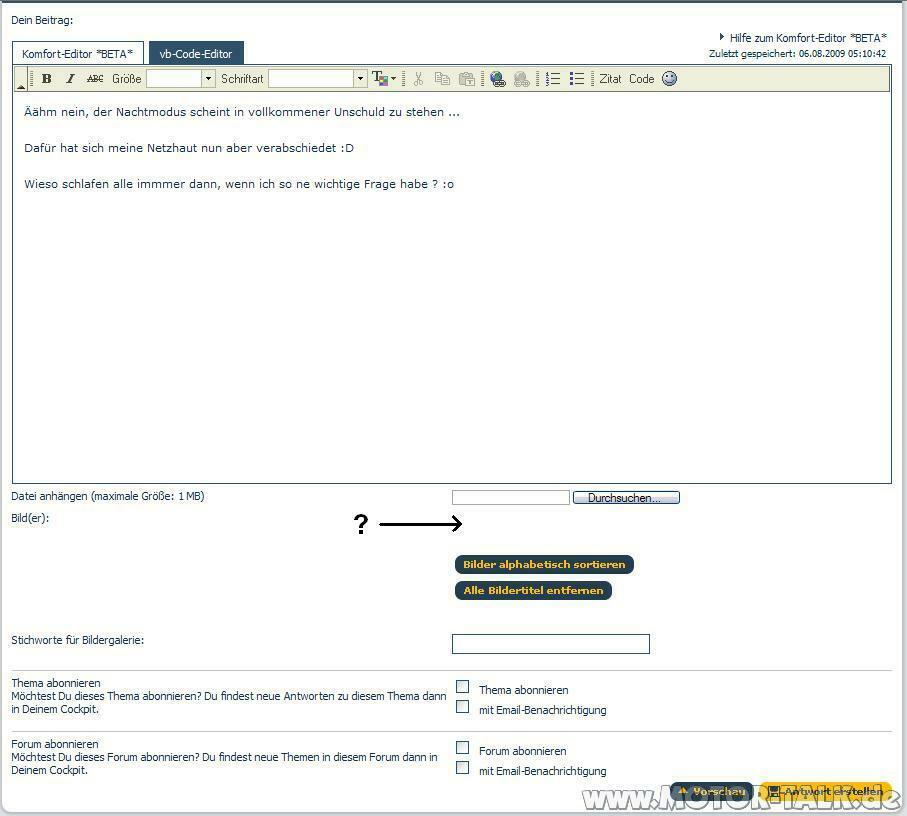 Mehrere Bilder hochladen