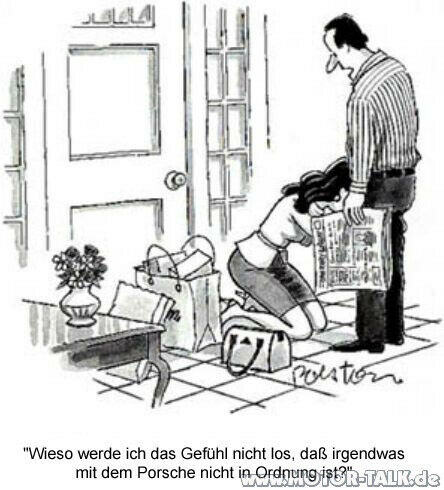Porsche-Fahrer Witz