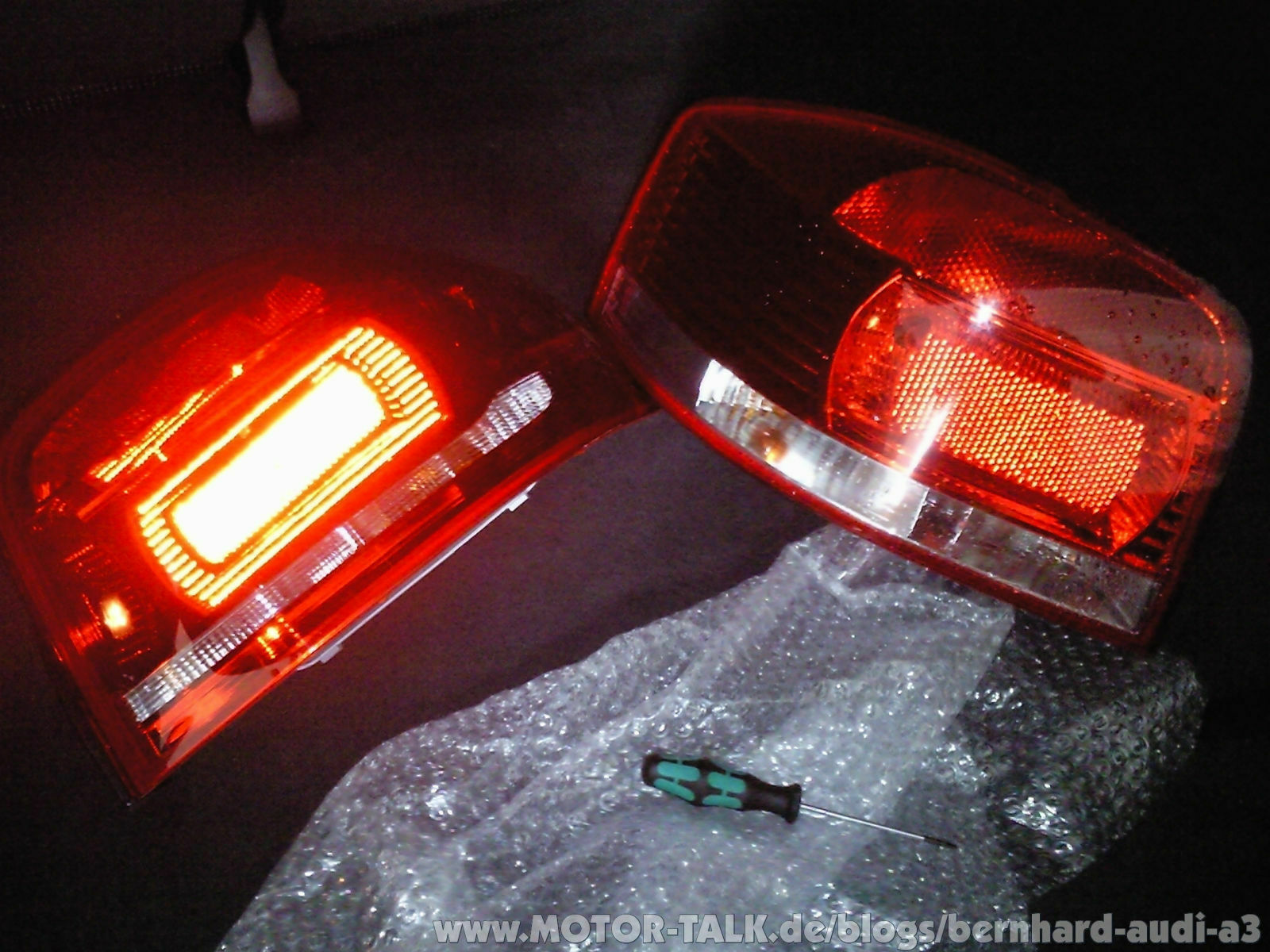 Facelift Rückleuchten