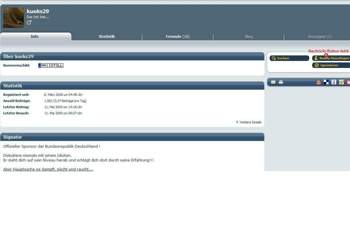 Nachricht-button-fehlt