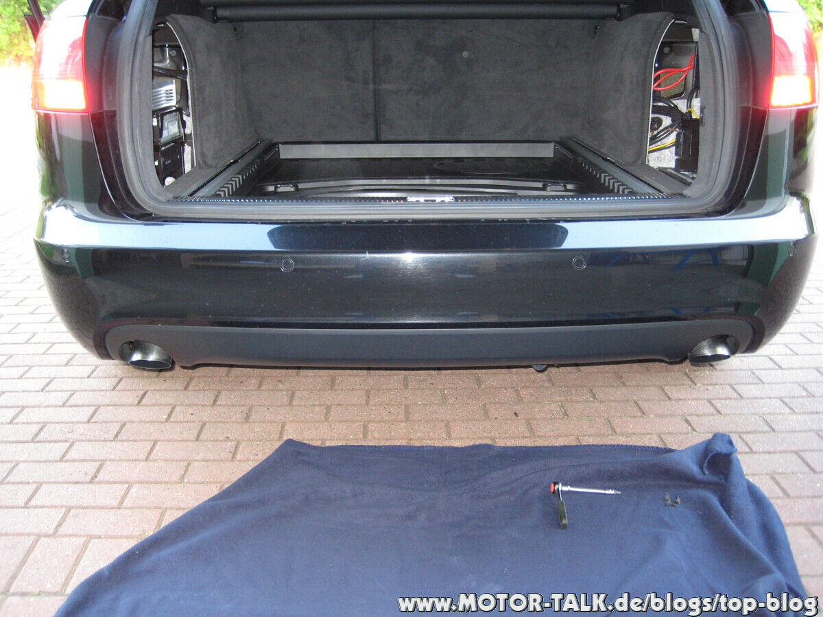 Umbau VFL Avant auf FL S-Line Heckschürze Avant