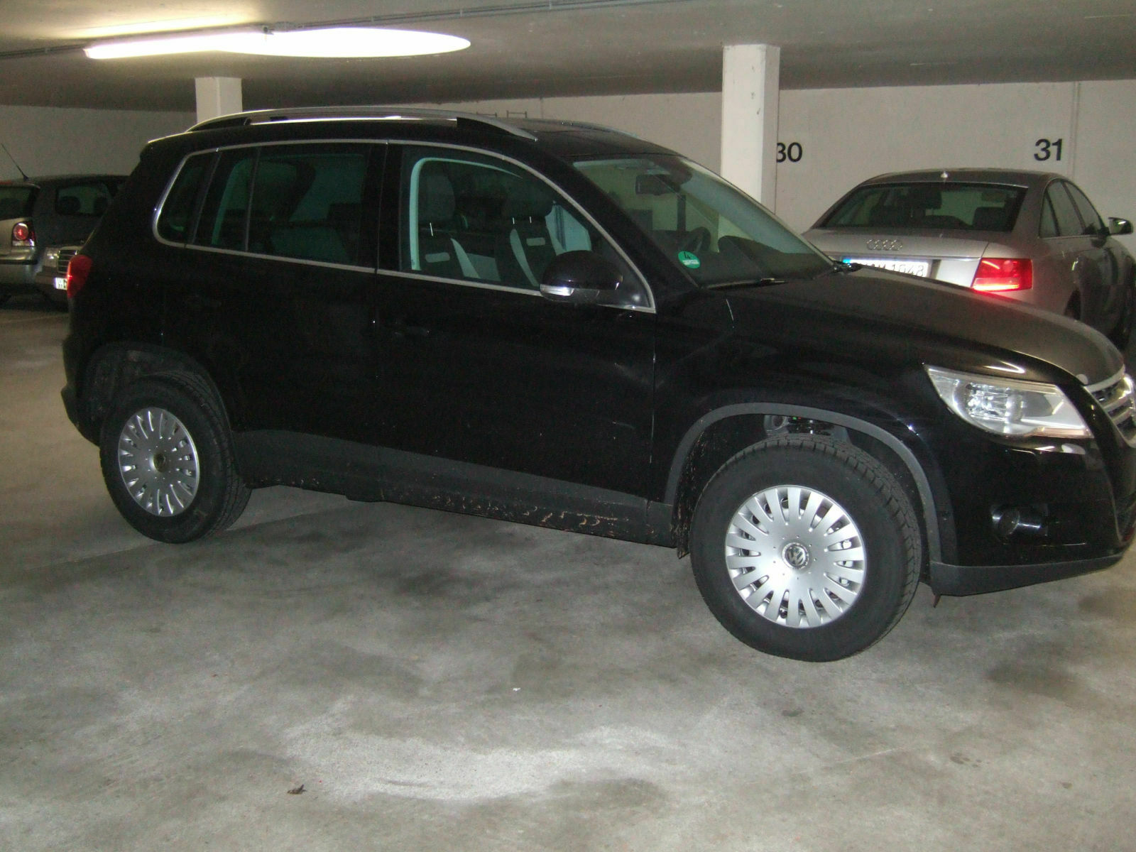 Bei Neukauf mitbestellte Winterräder auf Felgen