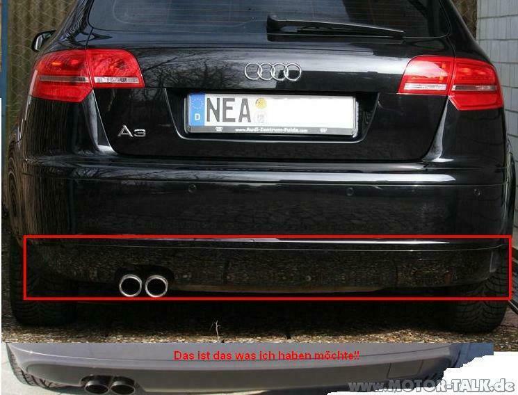 S-Line Exterieur-Paket oder Teile davon Nachrüsten