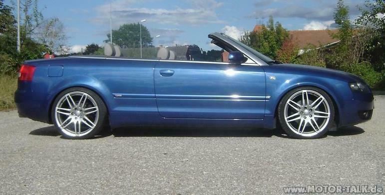 Mein A4 mit RS4 Felgen! :)