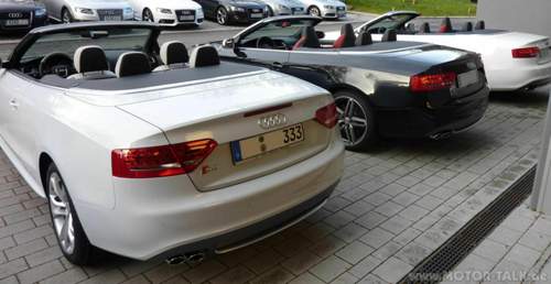 3x S5Cab hinten :-)