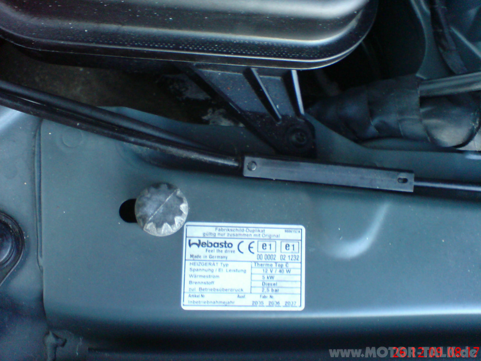 Standheizung vom ;-) zu Weihnachten bekommen...