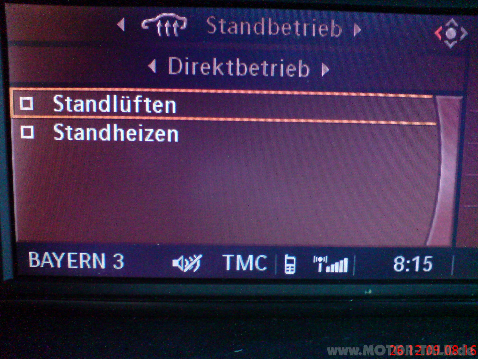 Standheizung vom ;-) zu Weihnachten bekommen...