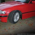 Hier noch die Avon Cr85 am BMW