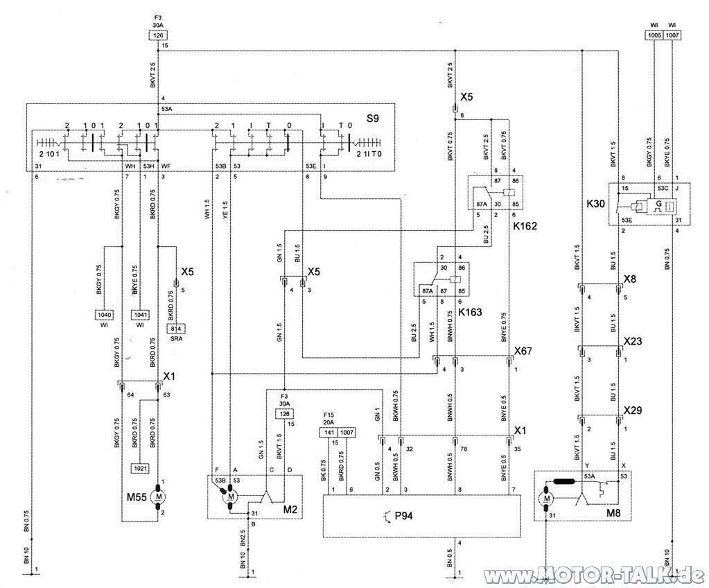 Wischerschalter Problem Omega B 2,5 dti Facelift