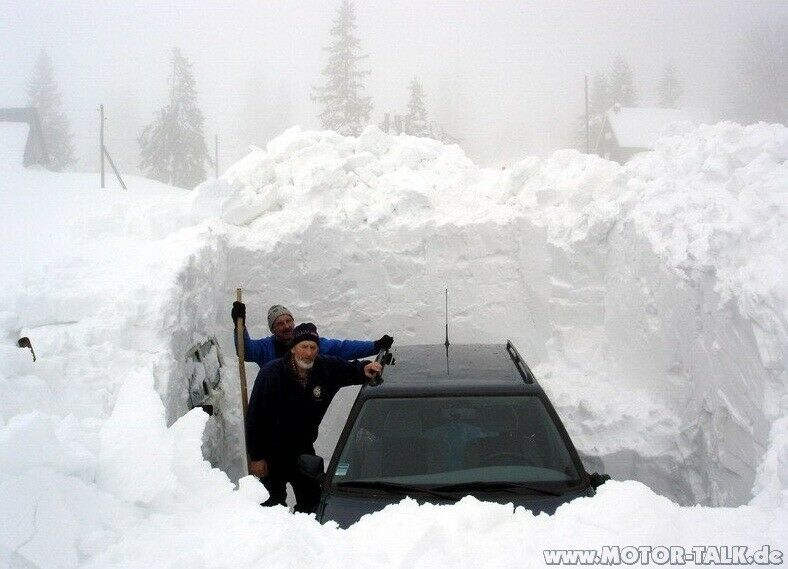 Wie der Audi unter dem Winterdienst leidet