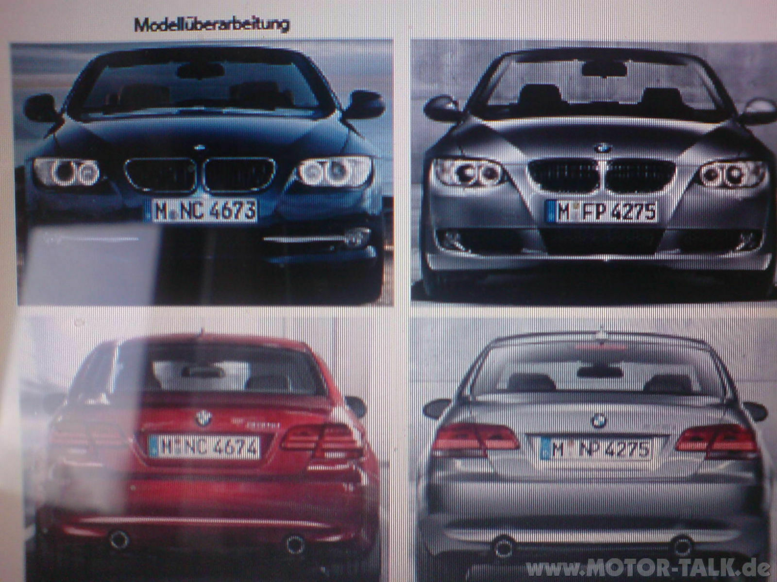 Infobroschüre Facelift E92/93