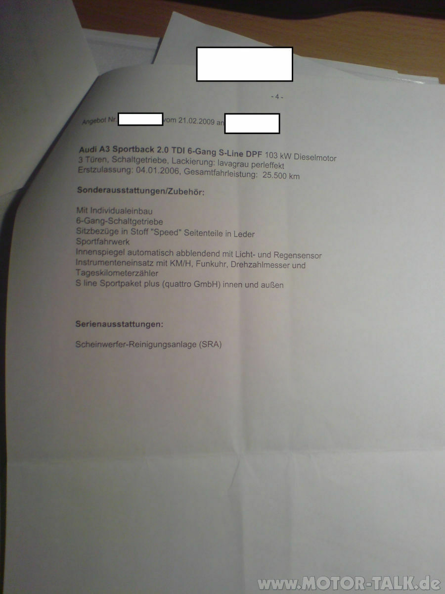 Audi Vario Kredit vorzeitig beenden?