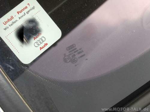 Daemmglasfrontscheibe