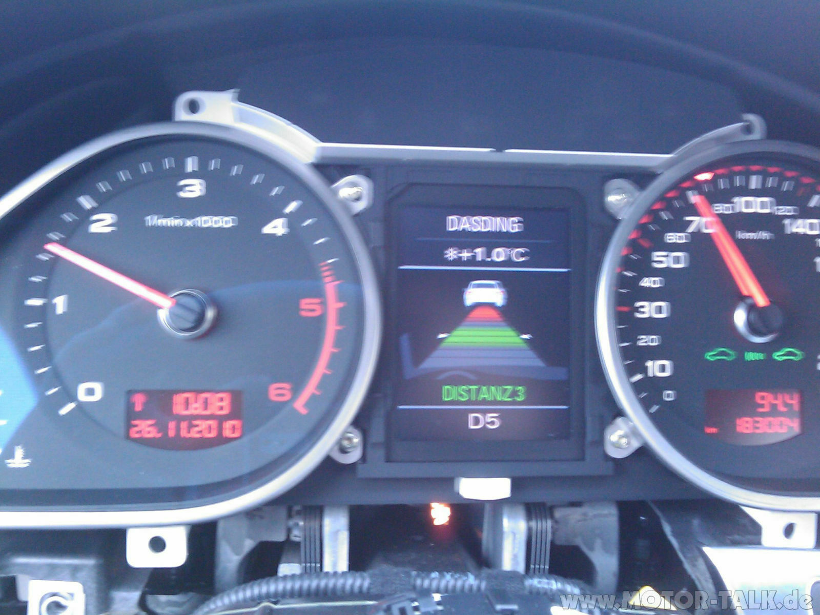 Facelift Kombiinstrument im VFL eingebaut!