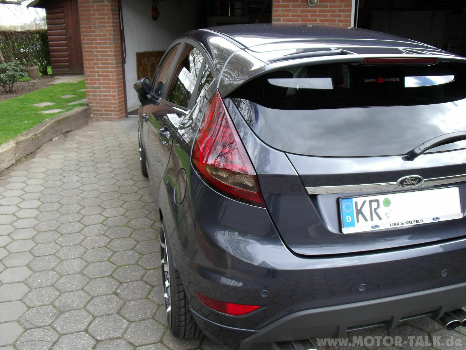 Getönte Rückleuchten