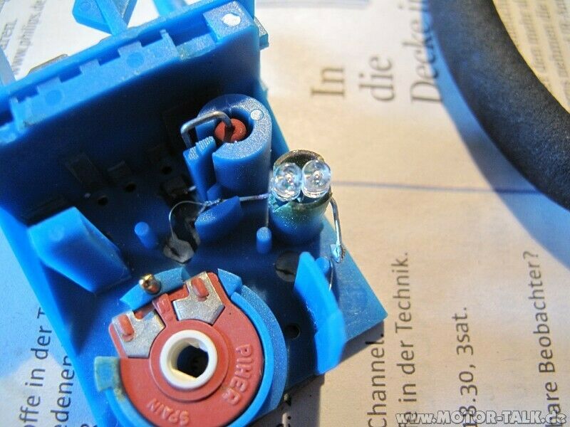 Beleuchtung Schalter Leuchtweitenregulierung