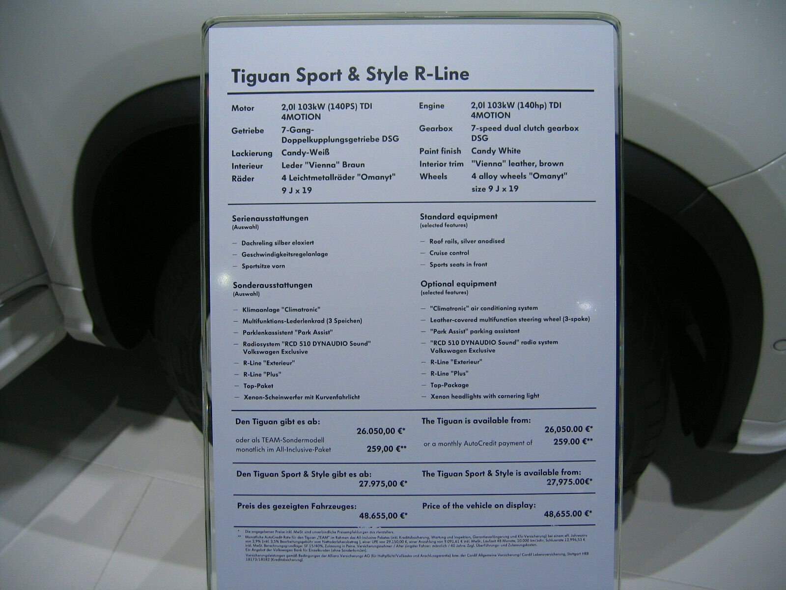 Modellpflege 2011 Tiguan R-Line