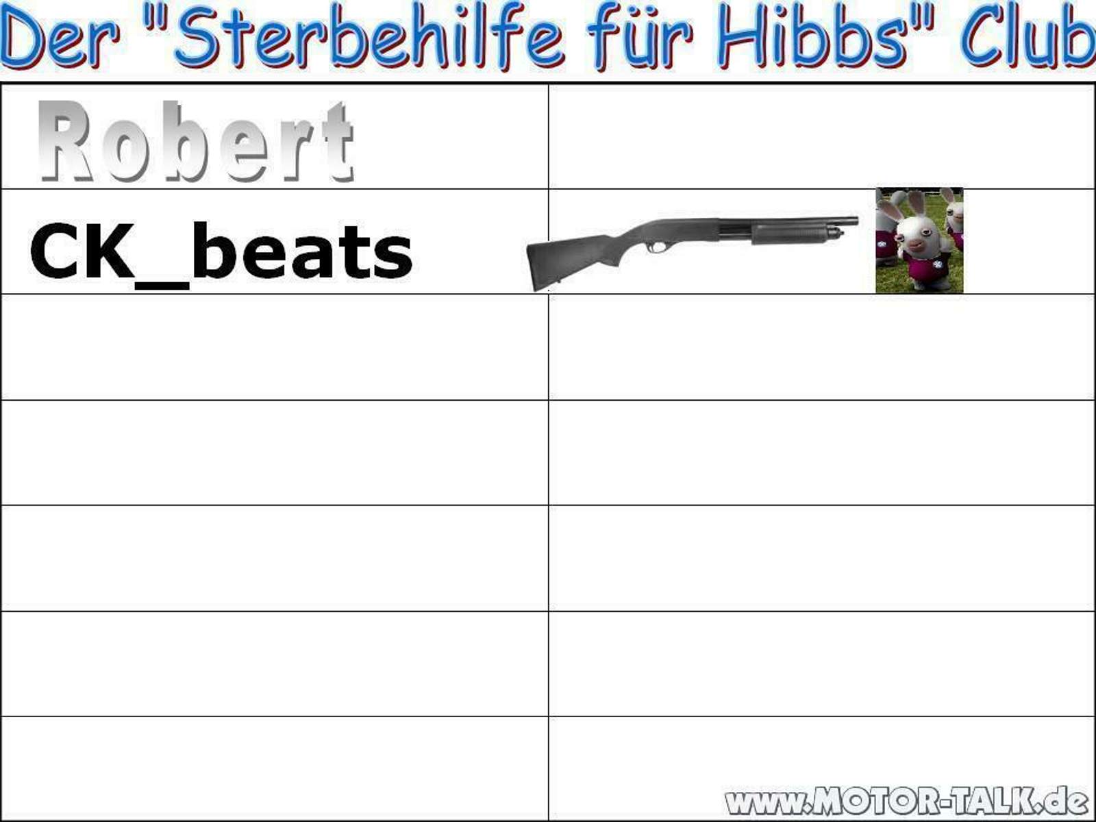 Sterbehilfe für Hibbs Club