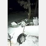 Der Twingo wurde abrasiert