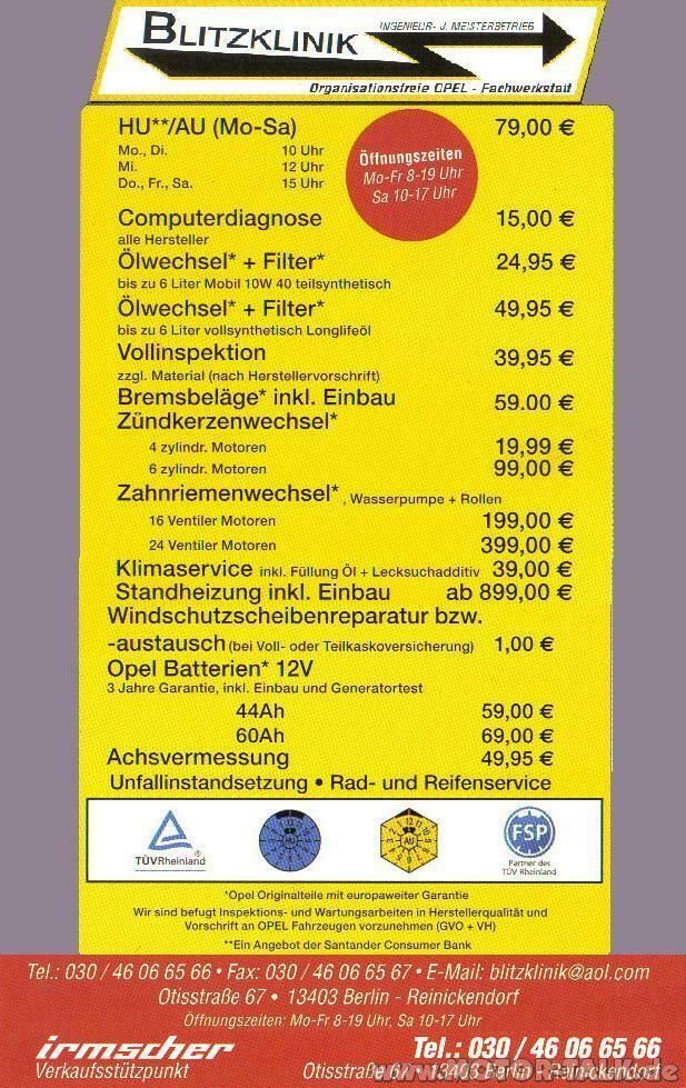 Omega B - Z22XE - Kombi - Achsvermessung Protokoll, Verständnisproblem