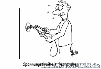 Spannungsfreiheit-feststellen