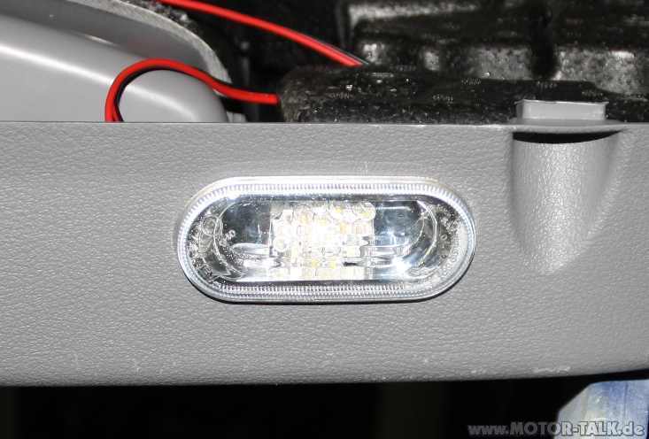 Caddy 3 Nachrüstung der Türwarnleuchten