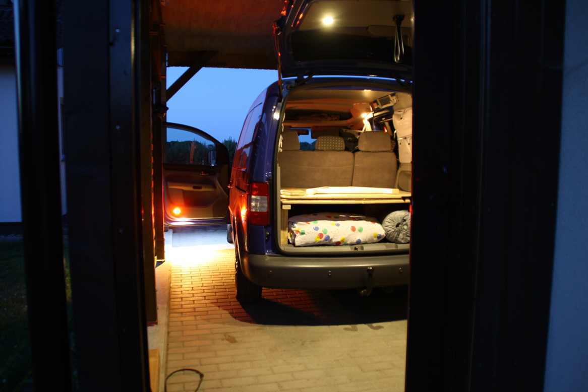 Caddy 3 Nachrüstung der Türwarnleuchten