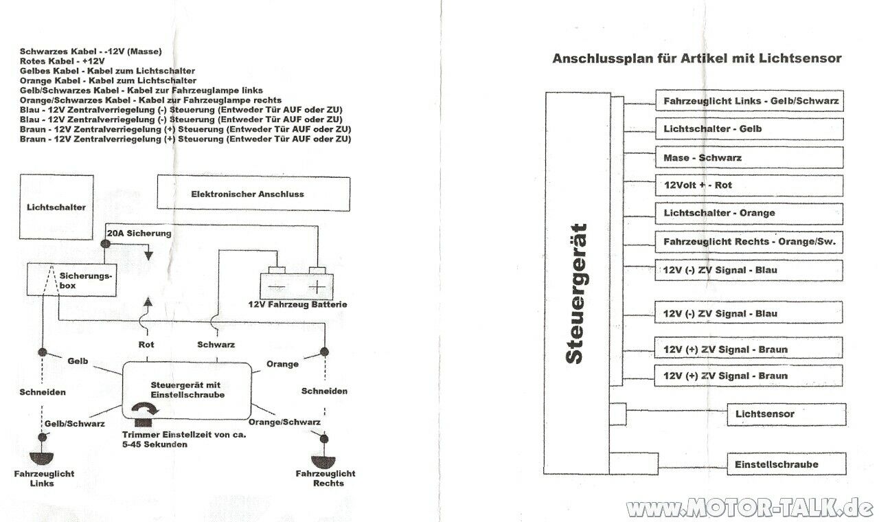 Hilfe Coming Home Modul anschließen bei Omega B Facelift 2,5TDI