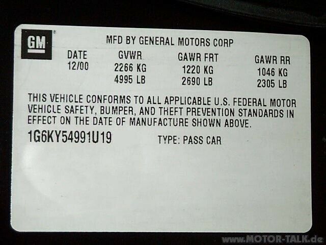 Cadillac Seville STS - Frage zu Modellpflege (Facelift?) ab 1998
