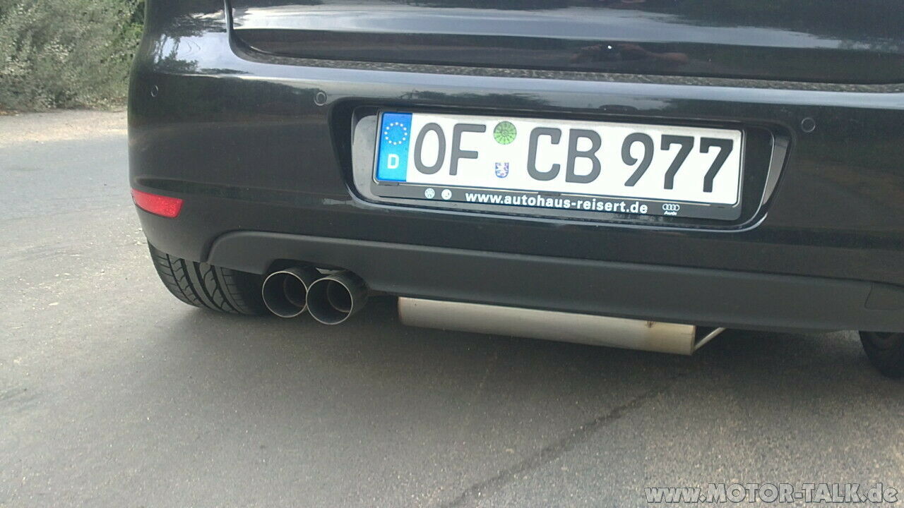 Golf 6 Sportauspuff!