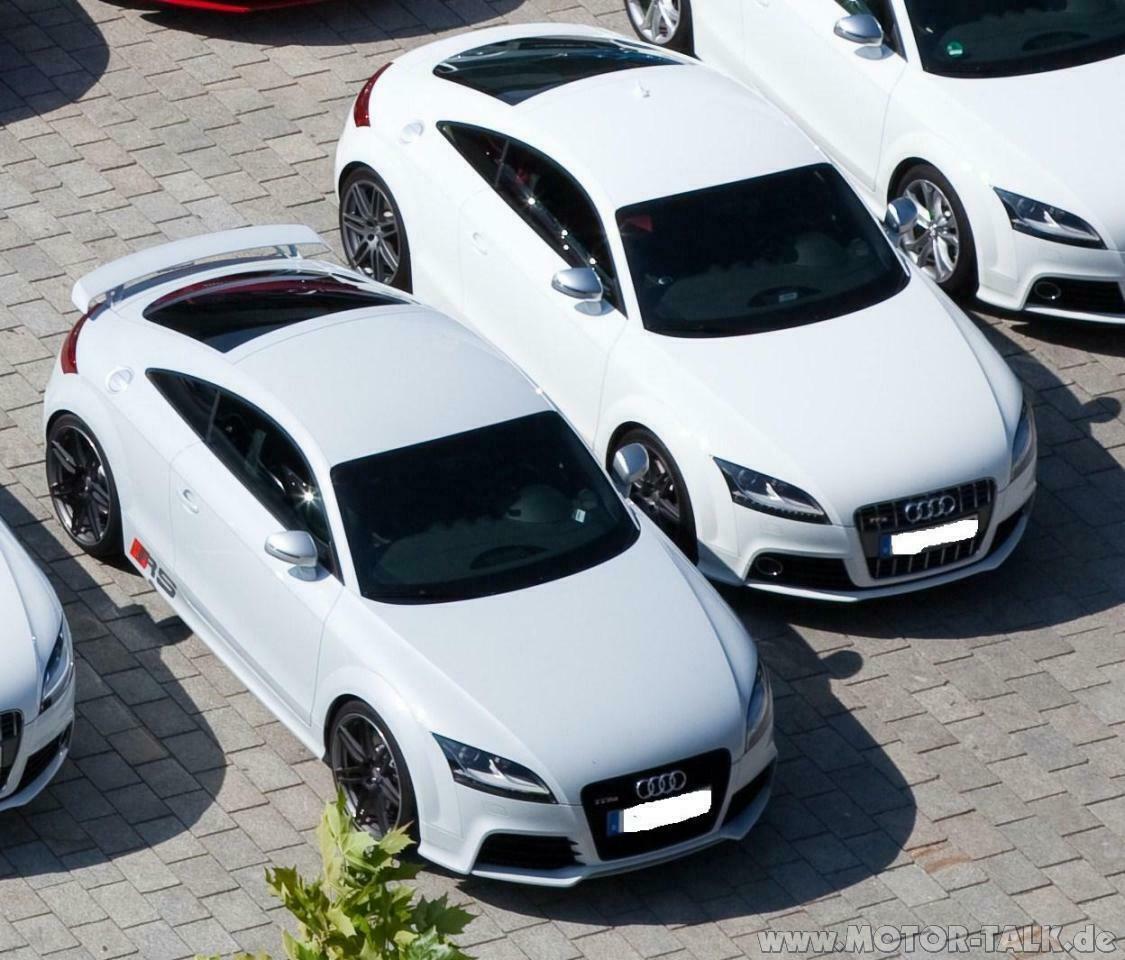 Audi TT RS Suzukagrau-metallic oder Ibisweiß?