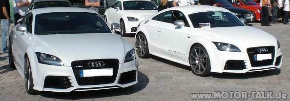 Audi TT RS Suzukagrau-metallic oder Ibisweiß?