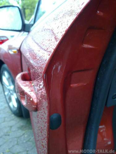 Fahrertür - Lackschäden