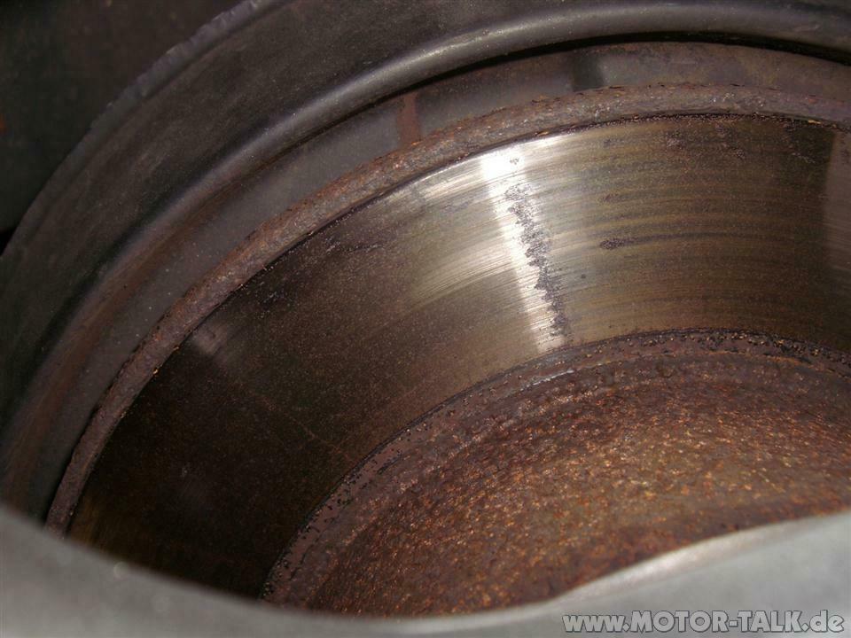 Frage zur hinterne Bremsscheibe 1,5 Jahre alt