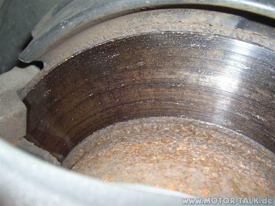 Frage zur hinterne Bremsscheibe 1,5 Jahre alt