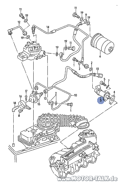 Audi 100 geht nach starten wieder aus