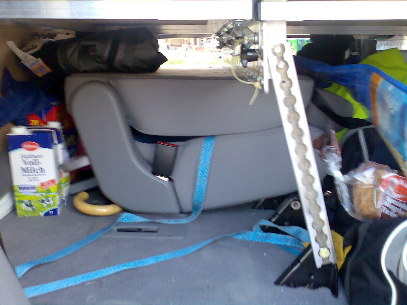 Umbau Sitzbanksysstem vom Facelift Modell auf alten Caddy