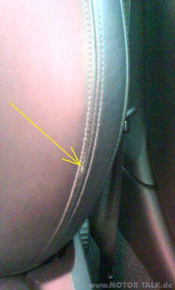 AUDI TT 8J Faltenproblem in den Sitz