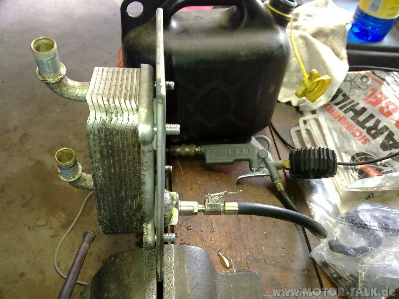 Erlebnissbericht Öl im Kühlwasser - Eine Riesensauerei...