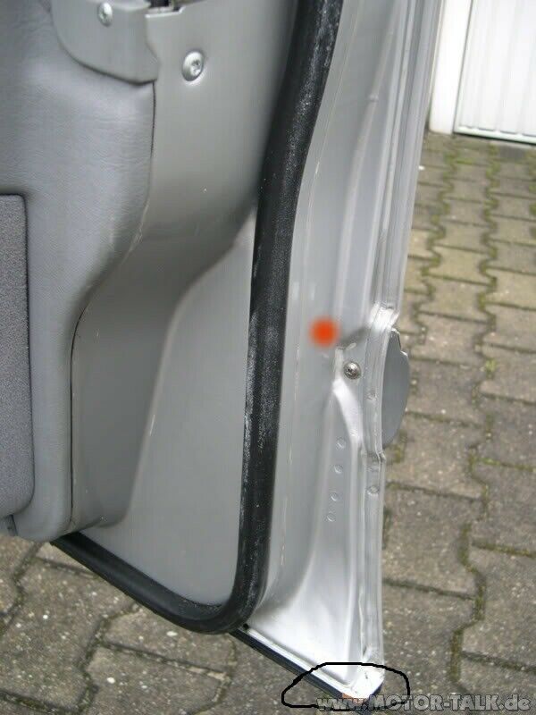 Demontage Schwellerleisten (S 210 Bj. 2000)