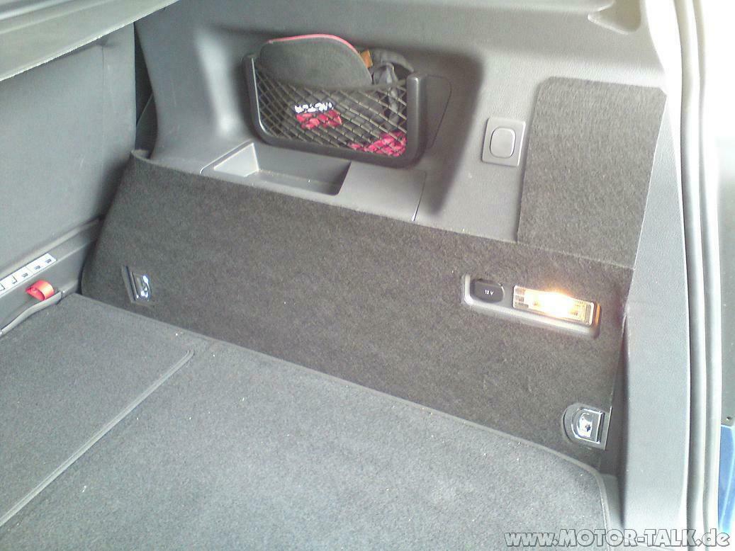 Kofferraum Auskleidung mit Filz beim FL 5 Sitzer