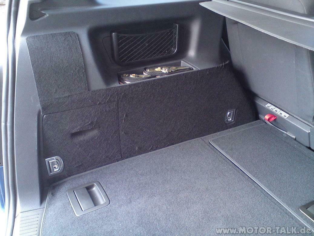 Kofferraum Auskleidung mit Filz beim FL 5 Sitzer