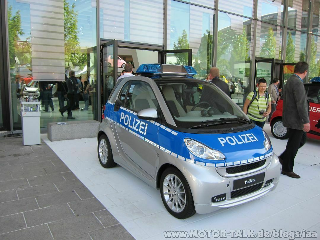 Smartes Polizeiauto