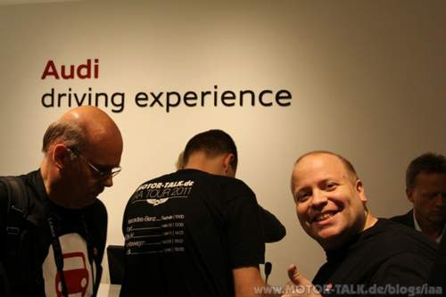 Registrierung bei der Driving Experience