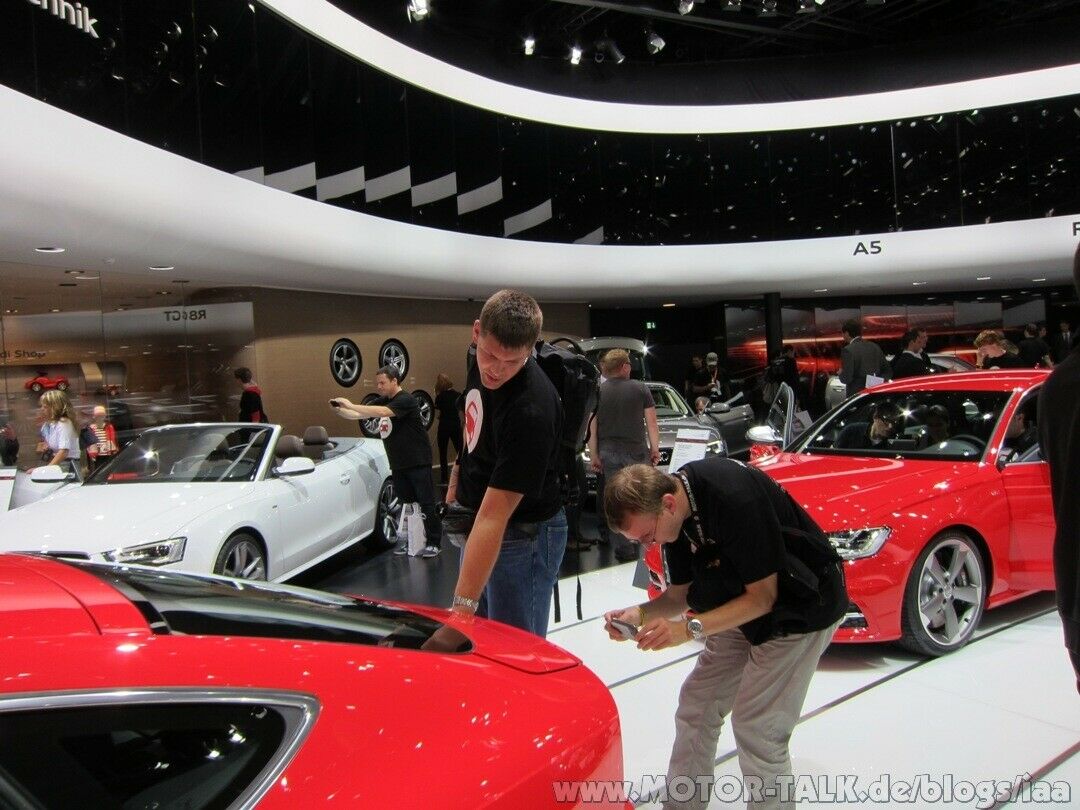 Auf dem Audi Stand der IAA 2011