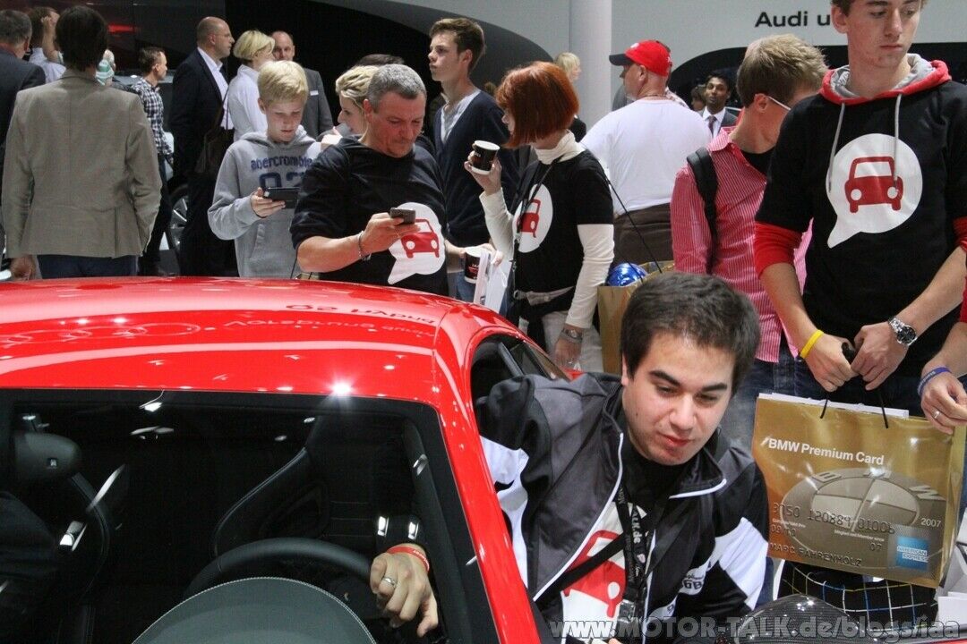 Auf dem Audi Stand der IAA 2011